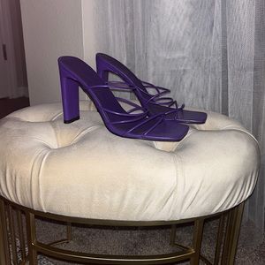 Billini Purple Strappy Heel